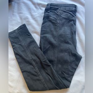 Free People We The Free Women's Black/ Gray Wash Skinny Jeans Size 30